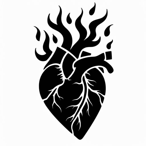 Firestorm Heart Tattoo idea