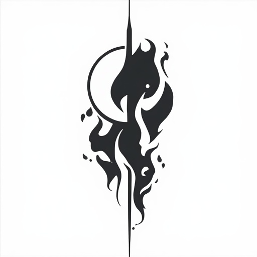 Moonlit Firestorm’s Breath Tattoo idea