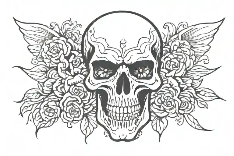Skull Tatto Design