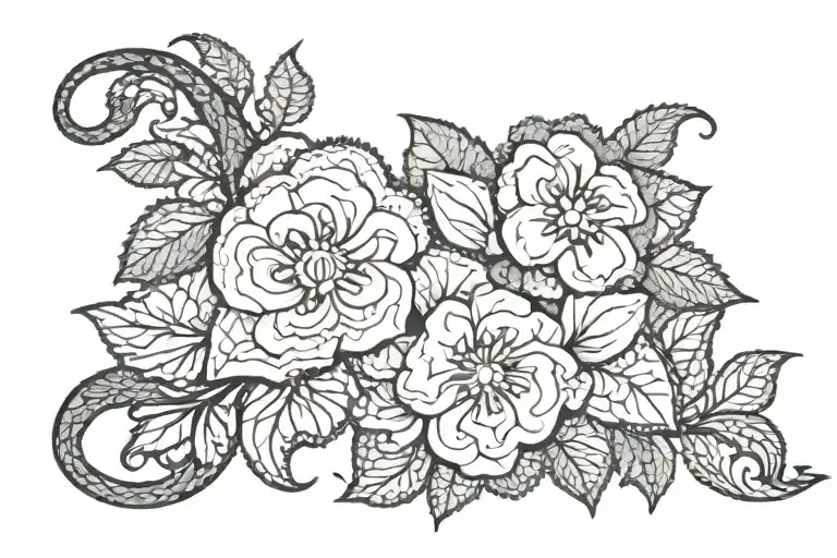 Goth Lace Snake Flower