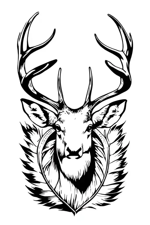 Dad Memorial With Deer And Turkey Feather