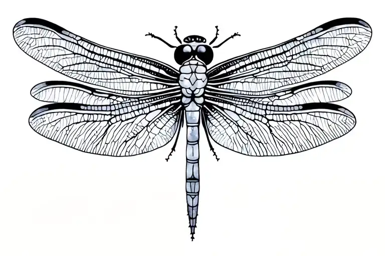 Watercolor Dragonfly
