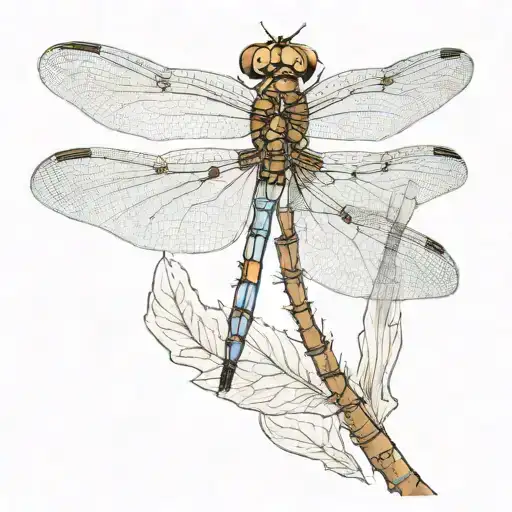 Dragonfly With One Missing Wing