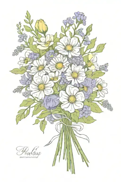 Birth Flower Bouquet