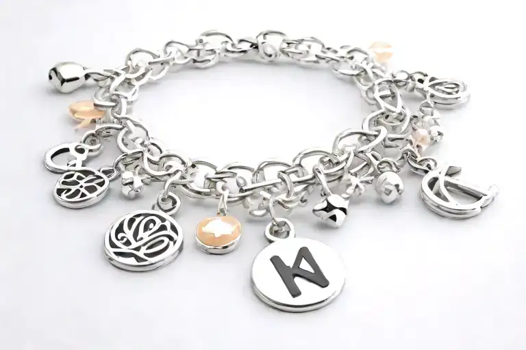 Ankle Bracelet Charms And Initials