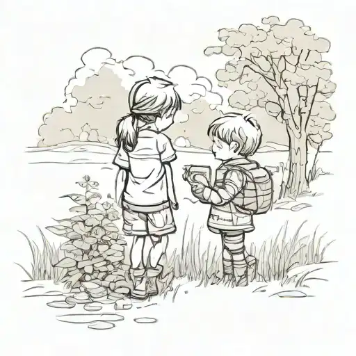 Chilhood Memories And Nature