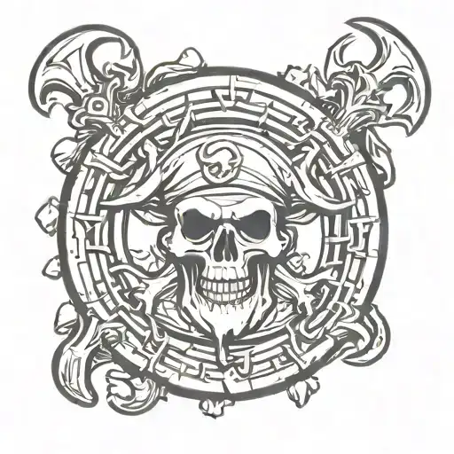 Spooky Pirate Coin Detailed