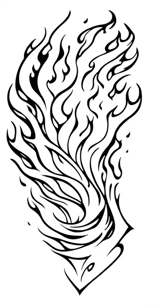 Phenolic Rising Flames Neck Transforming