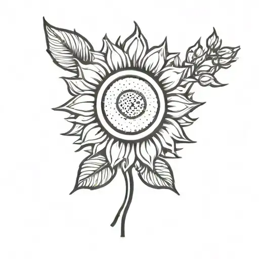 Sun And Sunflower
