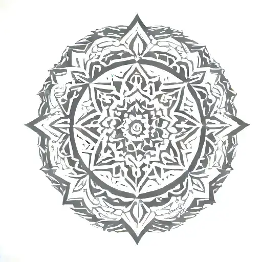 Mandala Design Strength Inspired