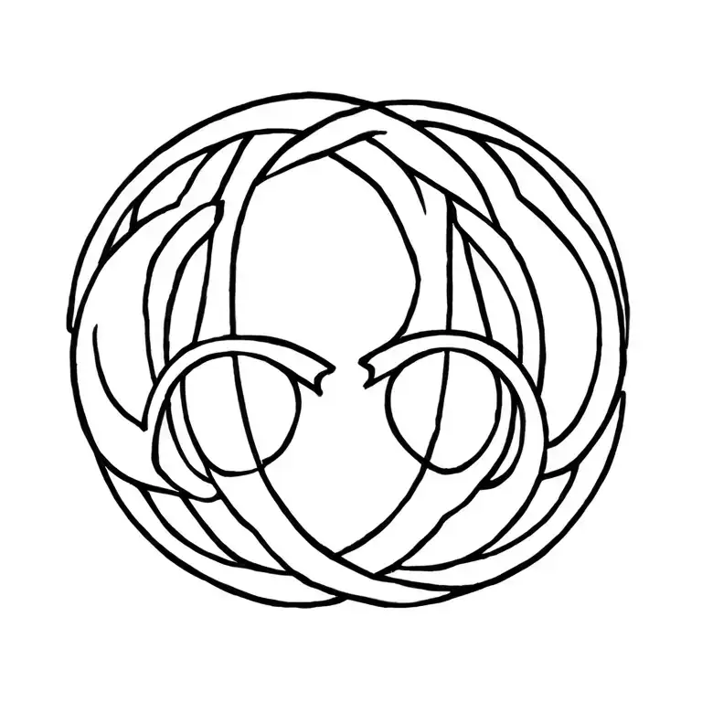 Libra Zodiac Sign Intertwined