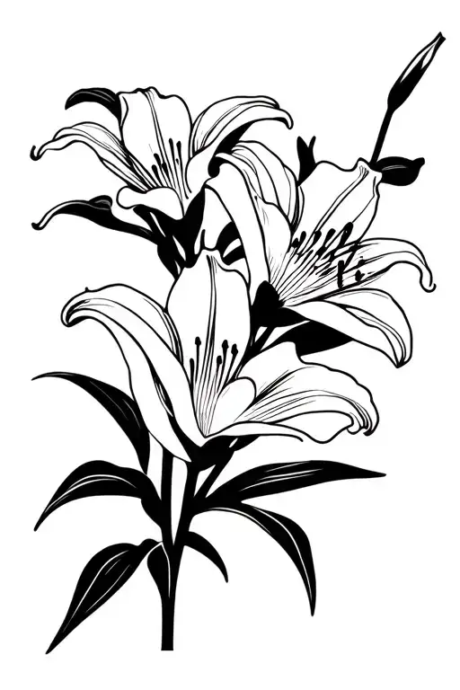 Lily Flowers With Bible Verses