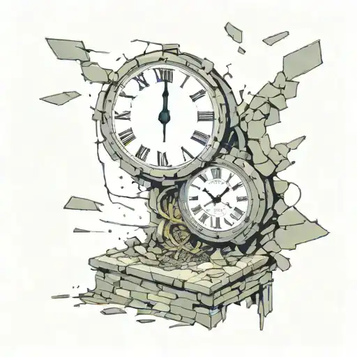 Crumbling Clock