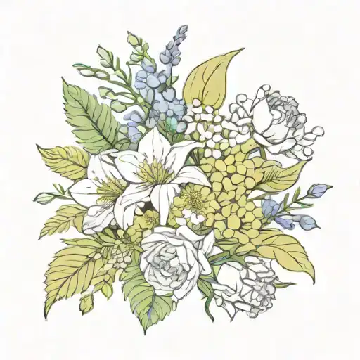 Birth Flower Bouquet