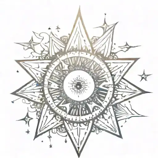 Let The Combination Of The Sun And The New Moon Be A Four-sided Star