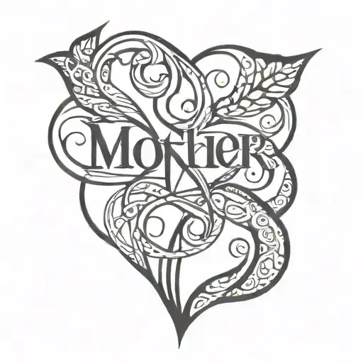 Mother Name Intertwined