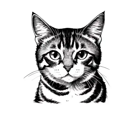 Drawing The Folder Of A Cat With Writing Your
