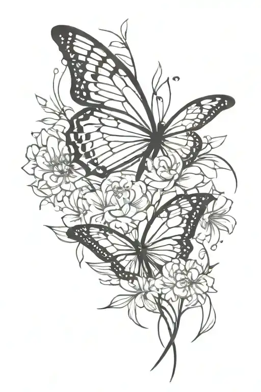 Nature Butterfly Flower