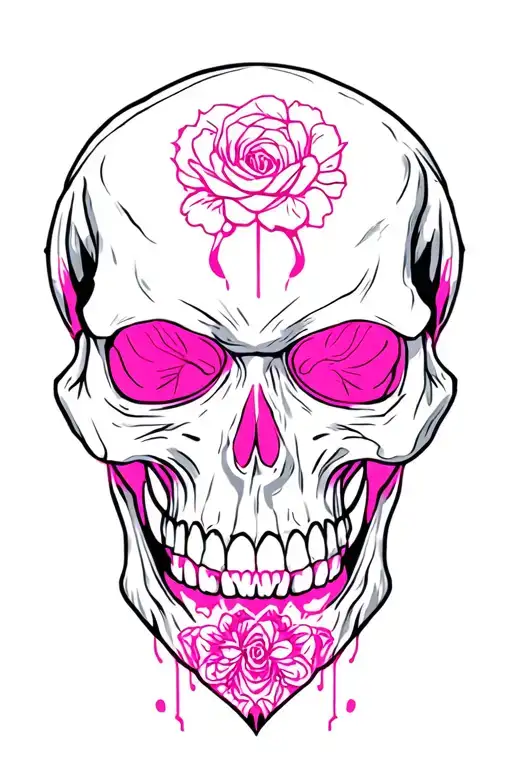 Skull And Pink