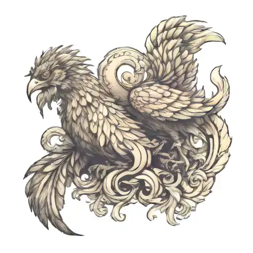 Two Baby Pheonix As A Scorpio And Pisces Zodiac Sign