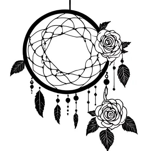 Rose Moon Dream Catchers