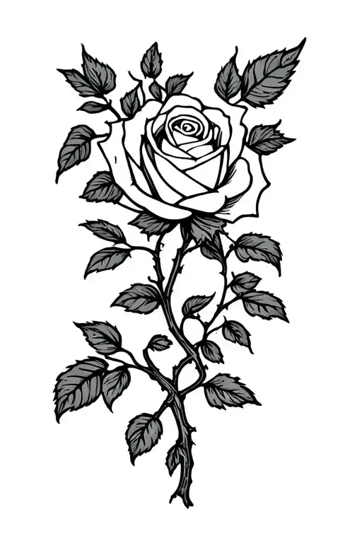 A Rose Vine That Wraps Around My Arm