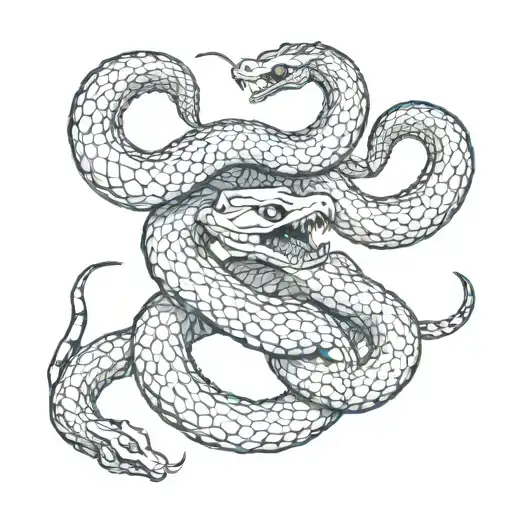 Demon Snake Fighting