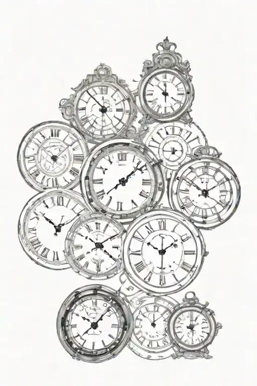 4 Clock Faces
