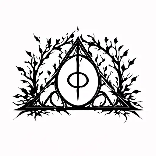Deathly Hallows Symbol Harry Potter