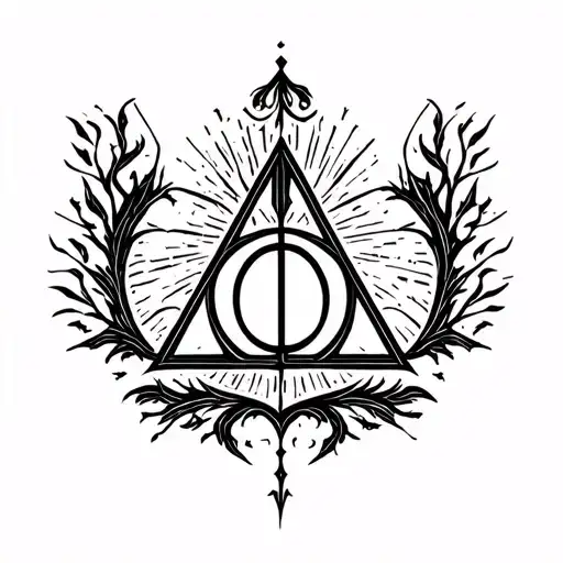 Deathly Hallows Symbol Harry Potter