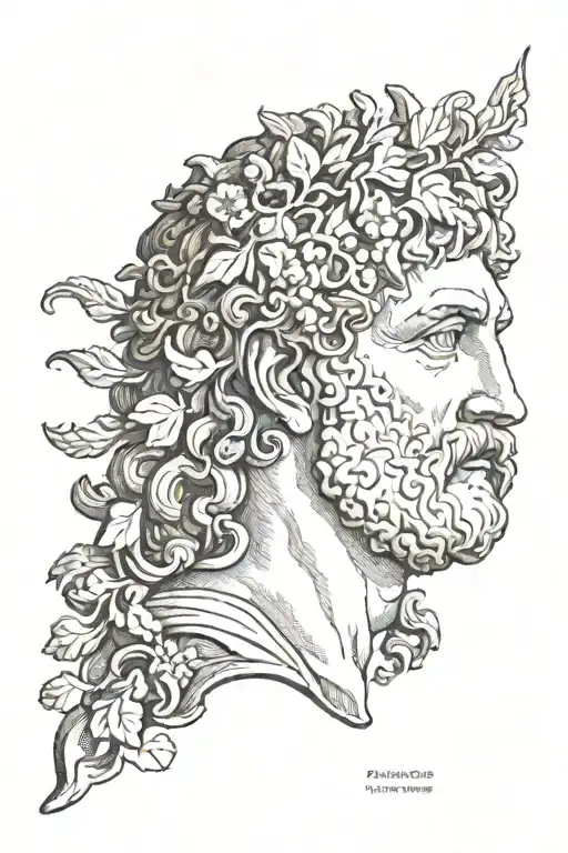 Greece Dionysus Engraving