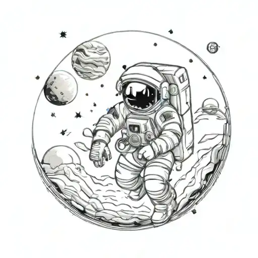 Astronaut In Space
