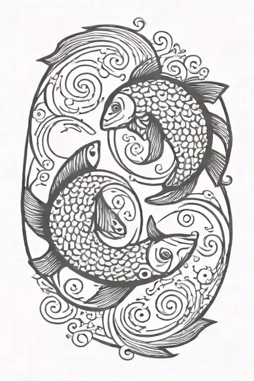 Pisces Fish Yin Yang