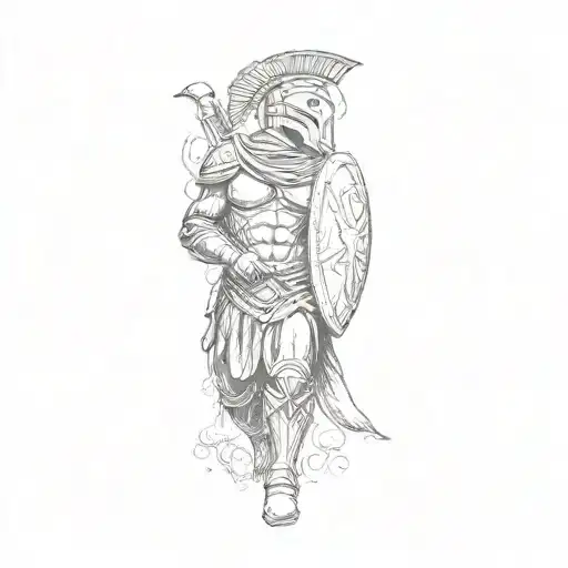 A Spartan Warrior