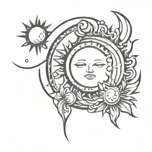 Sun And Moon Together