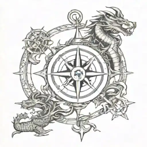 Dragon Compass Anchor