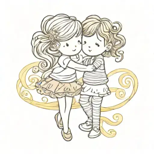 Kids Name Intertwined