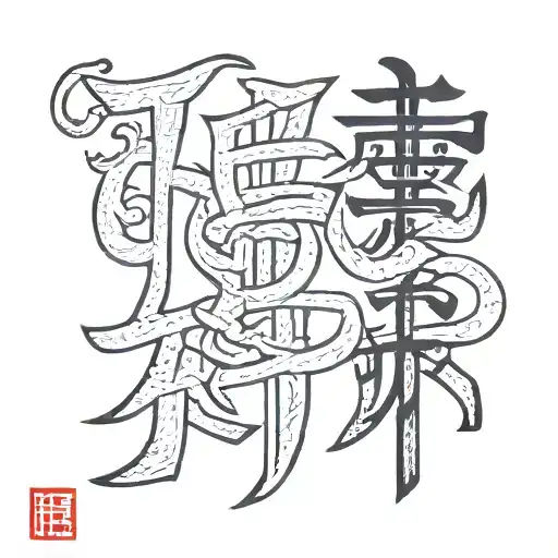 Luck In Chinese Characters