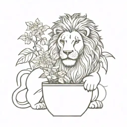 Lucky Plant With Lion