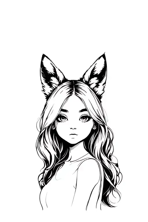Girl With Fox Ears