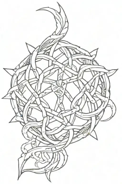 Ancient Symbol Intertwined