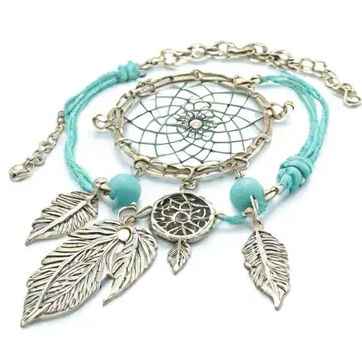 Ankle Bracelet With Dreamcatcher