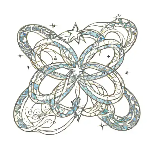 Infinity Symbol With A Star