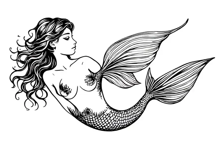 Mermaid Swimming