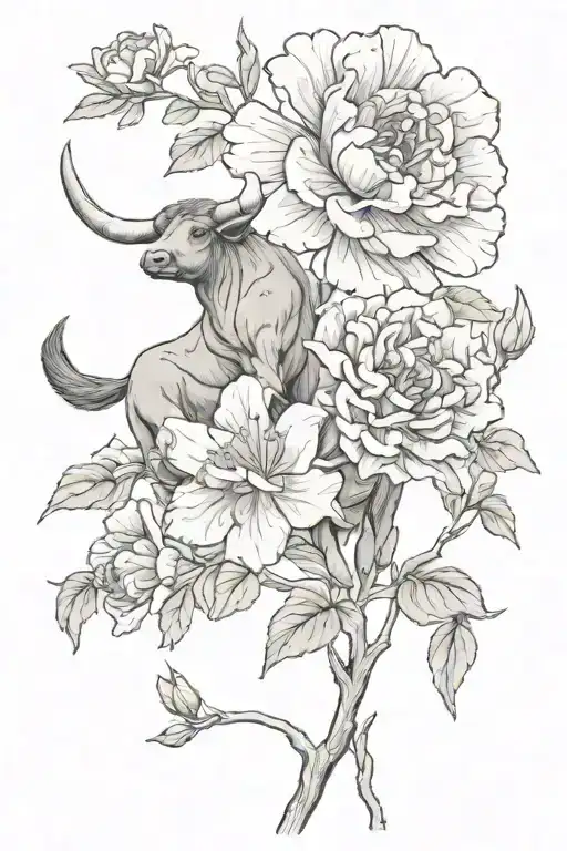 Taurus Flower Stemming From Sagittarius Flower
