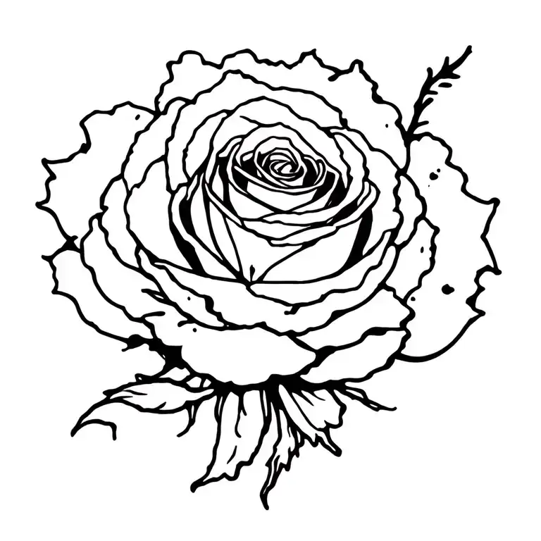 Bone Tearing Through Skin Beautiful Rose