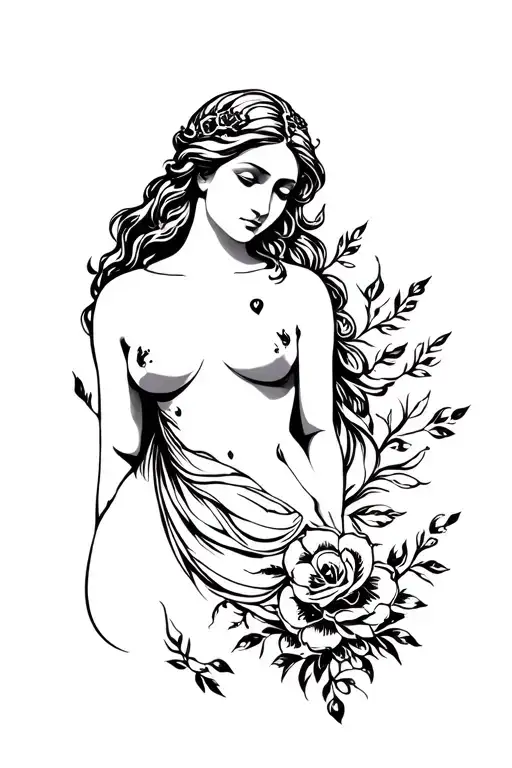 The Goddess Of Love Full Body Shoulder