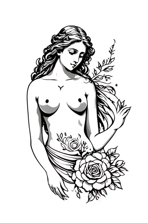 The Goddess Of Love Full Body Shoulder