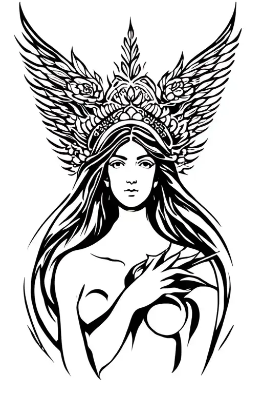 Goddess Of Love Full Body Shoulder