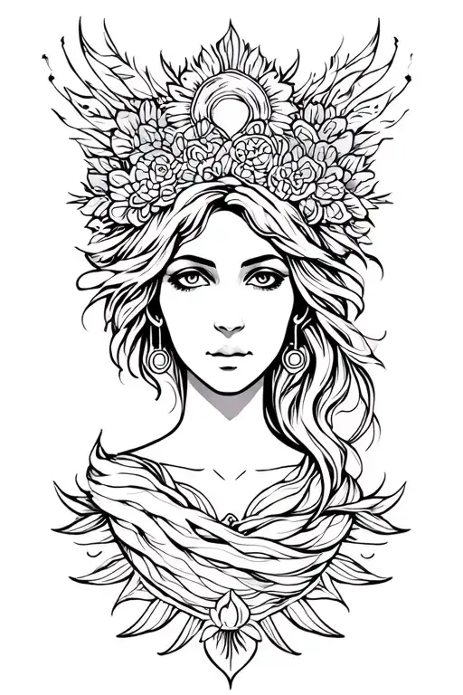 Goddess Of Love Full Body Shoulder